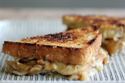 beer bread grilled cheese