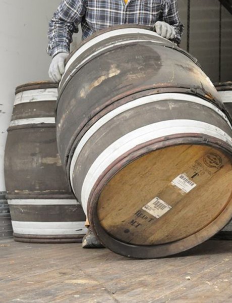 aging beer in wine barrels