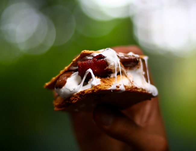 Stout-Infused Marshmallow & Bacon S’mores