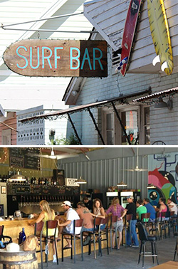 Top: Surf Bar Bottom: Holy City Brewing