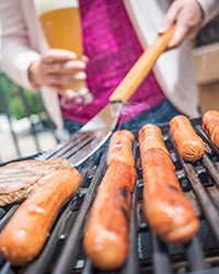 craft beer tailgating hot dogs