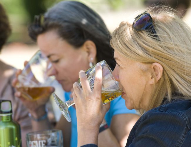 Barley's Angels women tasting craft beer