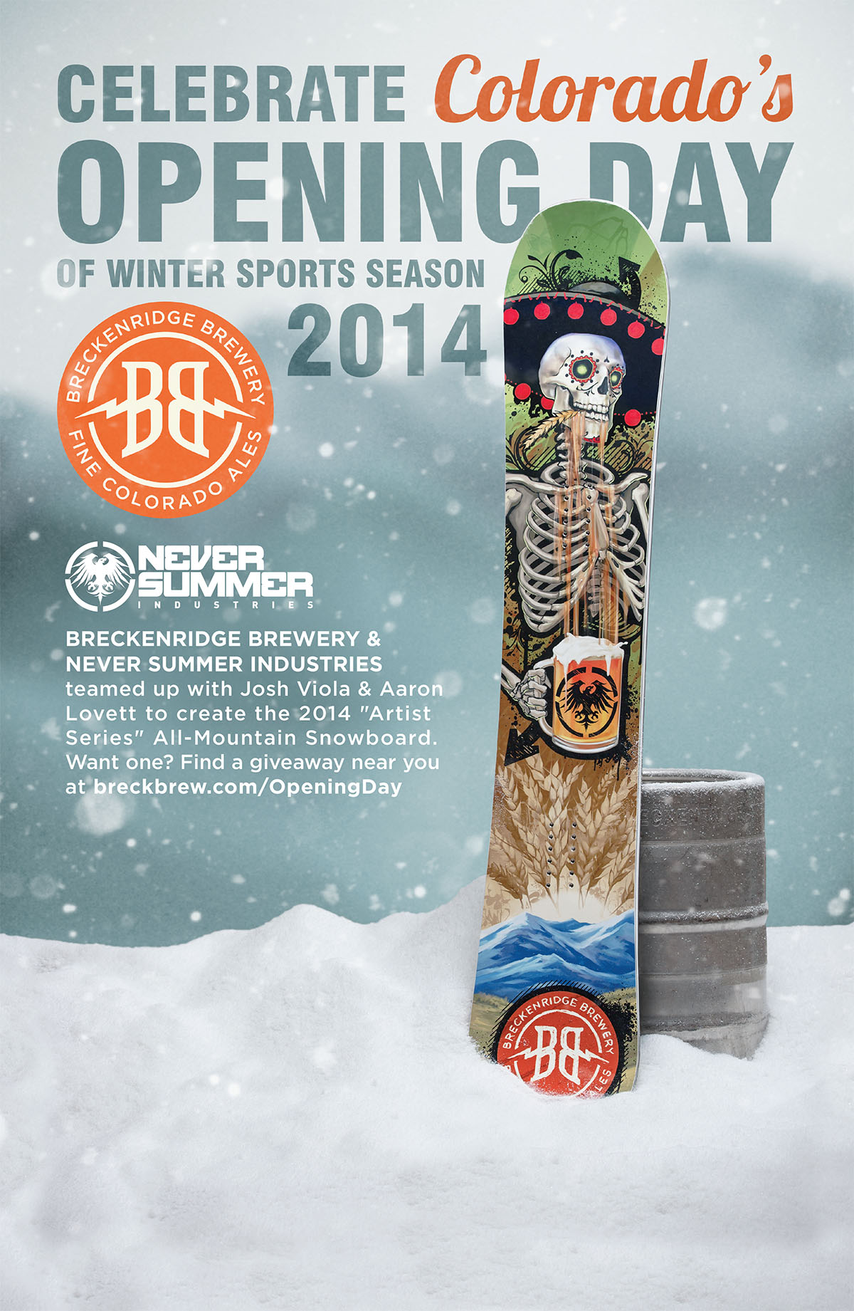Breckenridge Brewery & Never Summer Industries Collaborate for Their