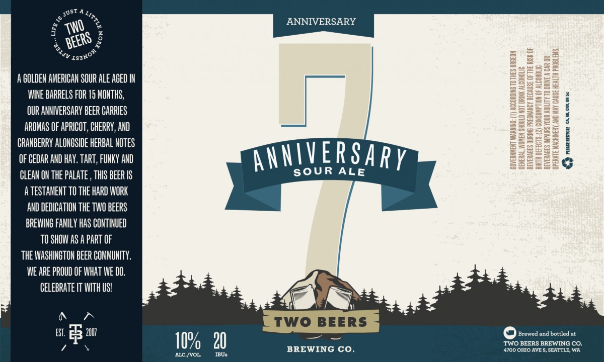 Two Beers Brewing Turns Seven New Sour Beer, New Expansions and New