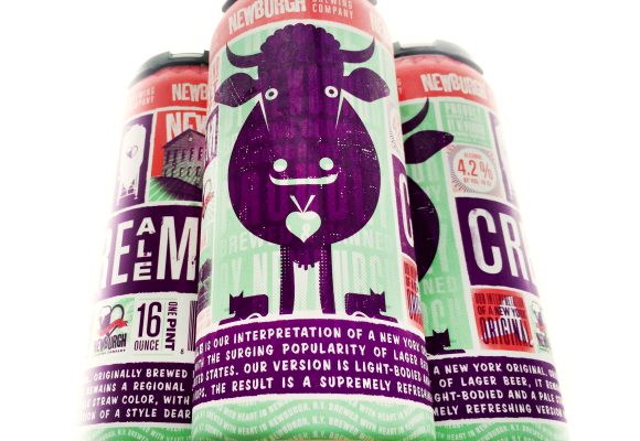 Award-winning beer label by design firm Modern Good.