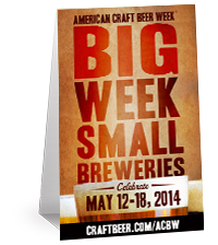 American Craft Beer Week Table Tent