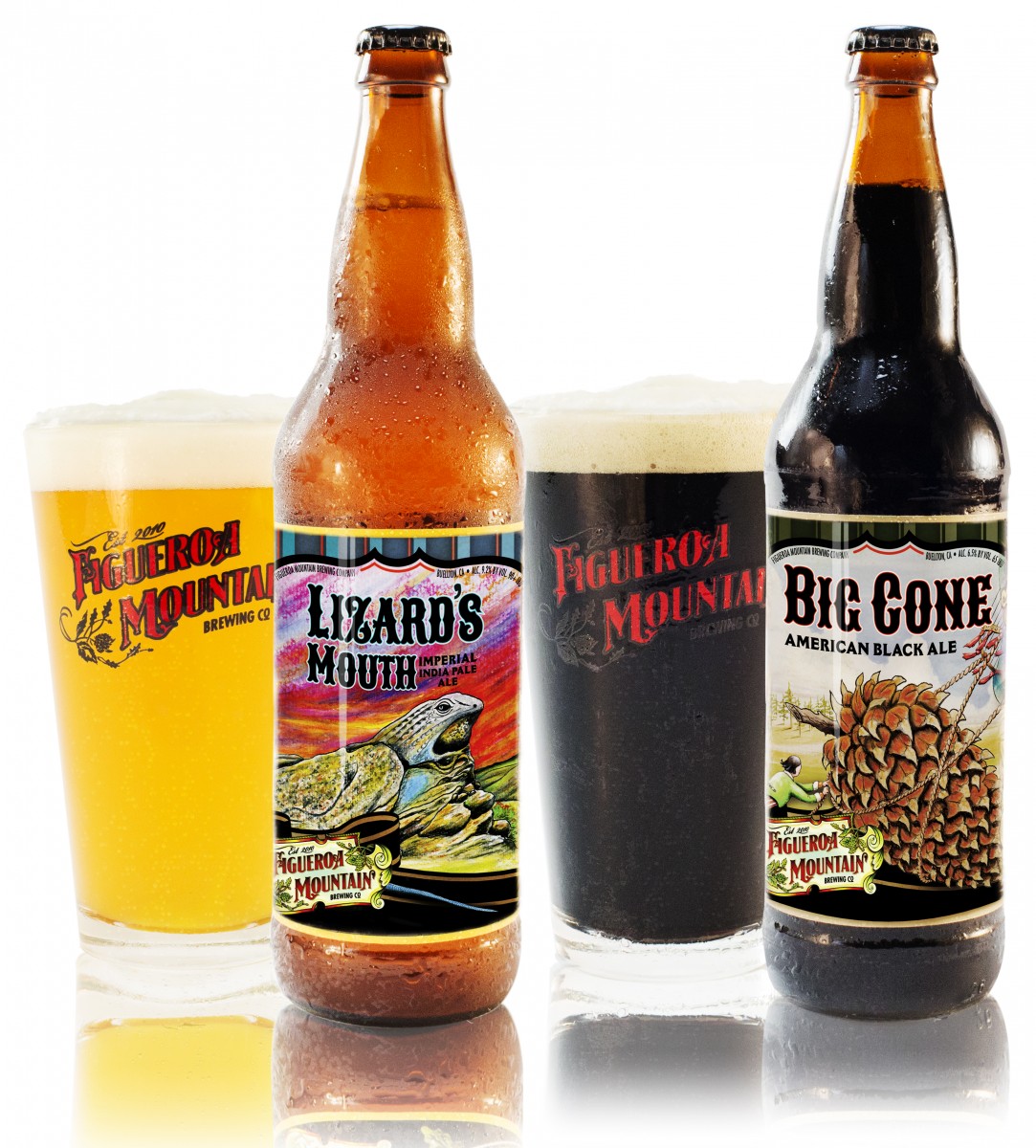 Lizard Ale Figueroa Mountain Brewing Co. Releases Lizard’s Mouth IIPA and Big Cone ...