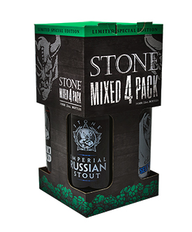NEW! STONE BREWING Drawstring Cinch Sack Chico Craft Beer Brewery 