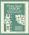 Utah Sage Saison | Epic Brewing Company