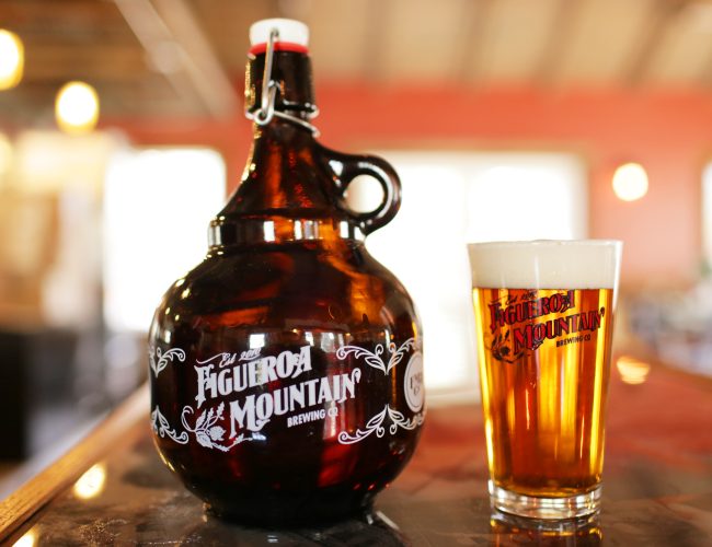 Fig Mtn Brew Growler and Pint