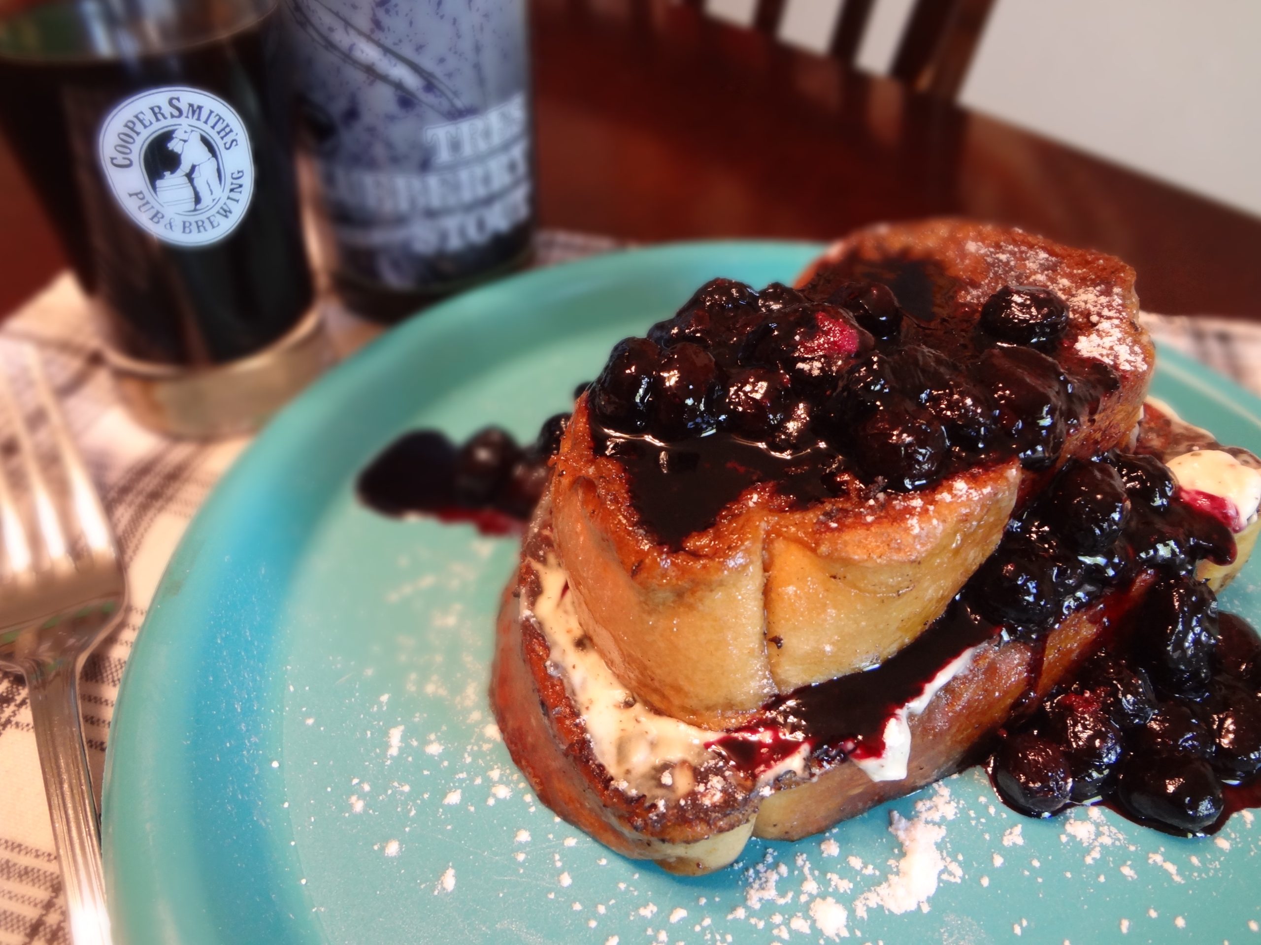 Blueberry Stout French Toast