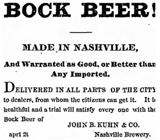 Nashville Bock Beer