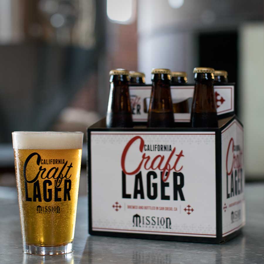 craft lager mission brewery