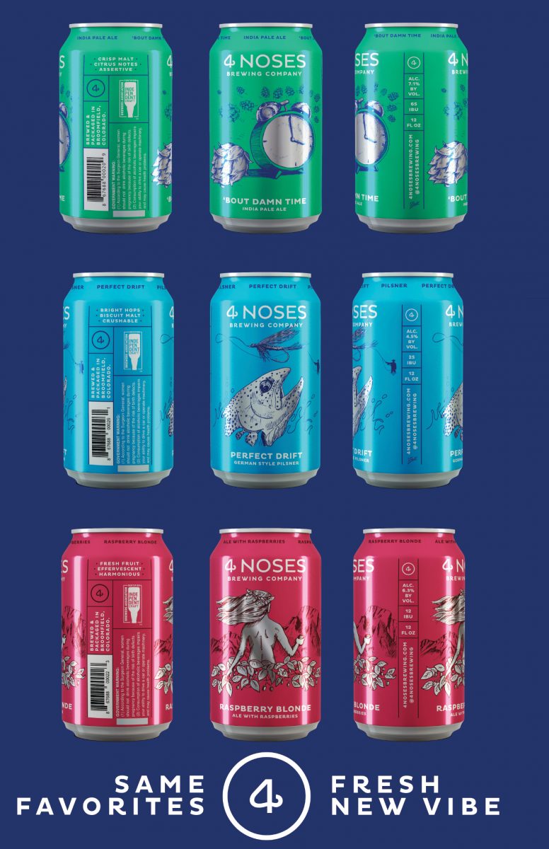 4 Noses Brewing Company To Refresh Core Brand