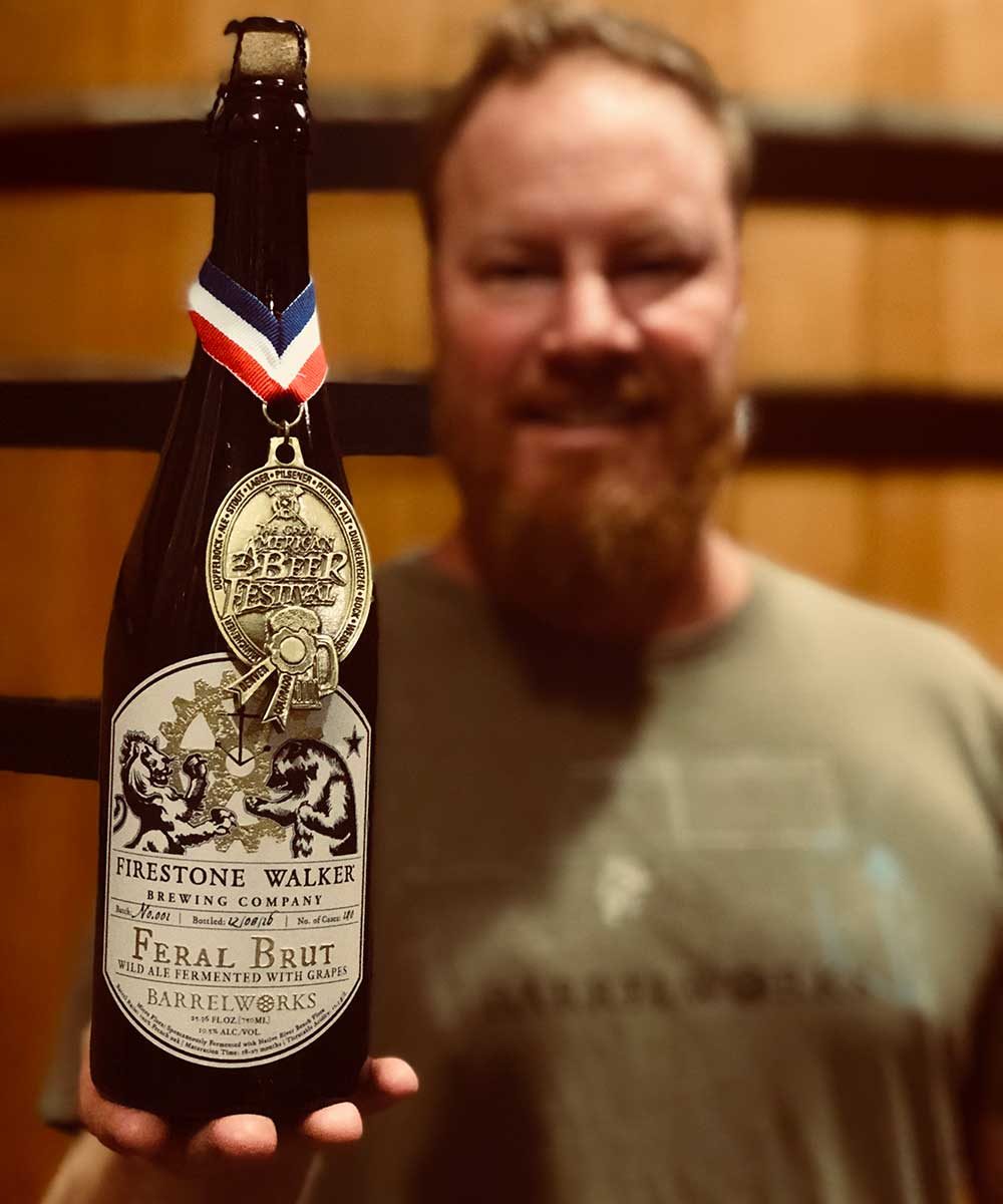 Firestone Walker Barrelworks’s master blender Jim Crooks 