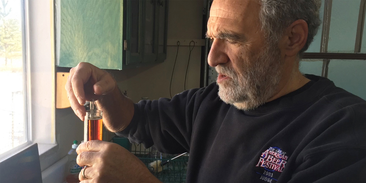 Charlie Papazian Brewing a Porter for the Smithsonian