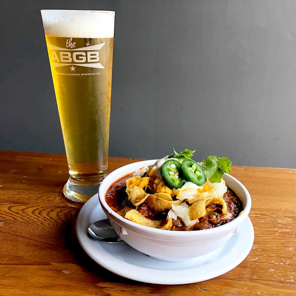 Helles Chili at Austin Beer Garden Brewing