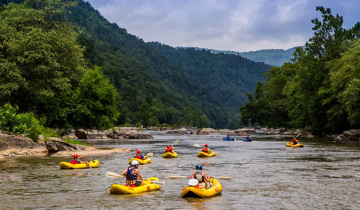 Asheville French Broad River Tubing