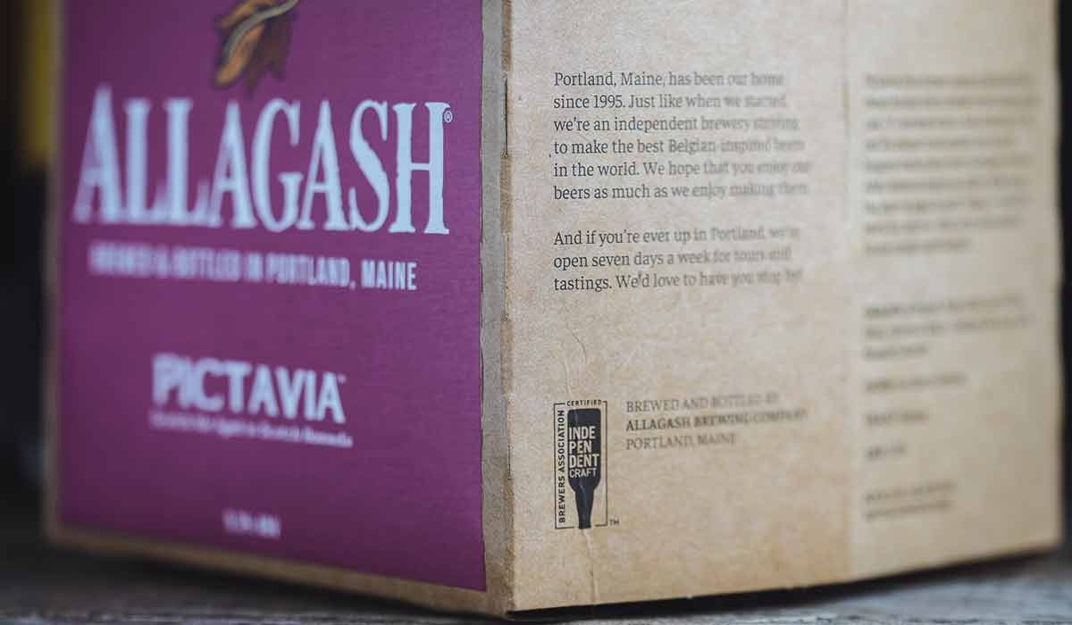 allagash brewing independent craft beer seal