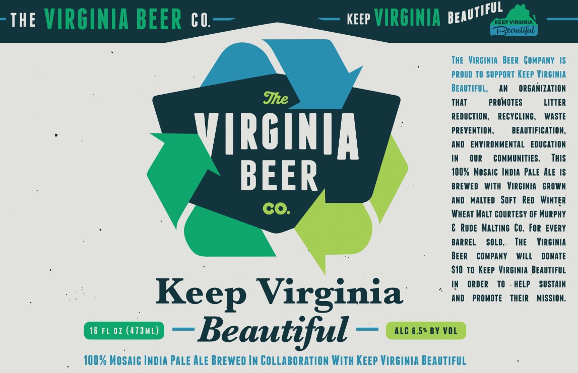 Virginia Beer Co. to partner with Keep Virginia Beautiful