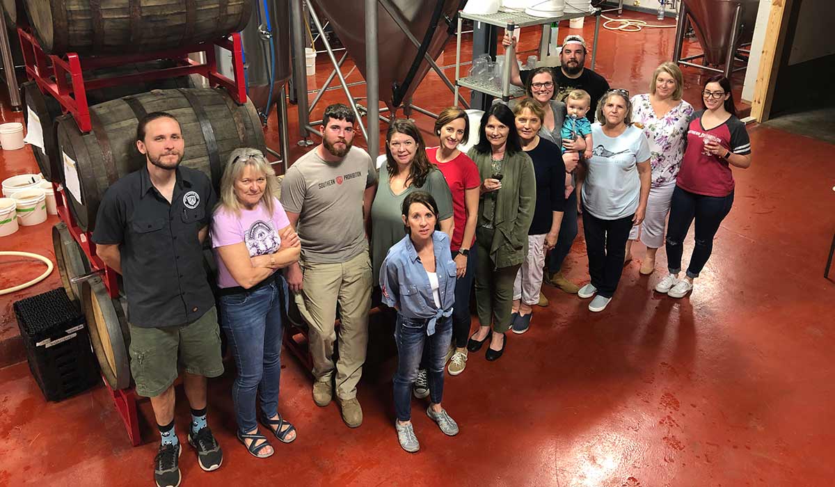 southern prohibition brewing mom brew day
