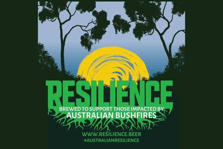 Australia resilience beer logo