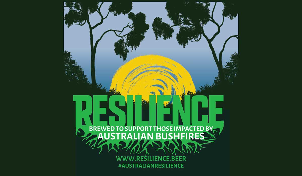 Australia resilience beer logo