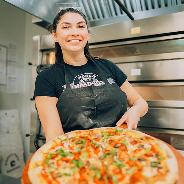 Nicole Bean Pizaro Pizza Chef