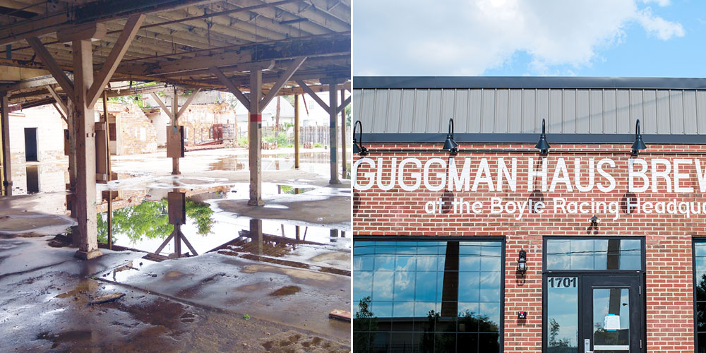 guggman haus brewing before and after