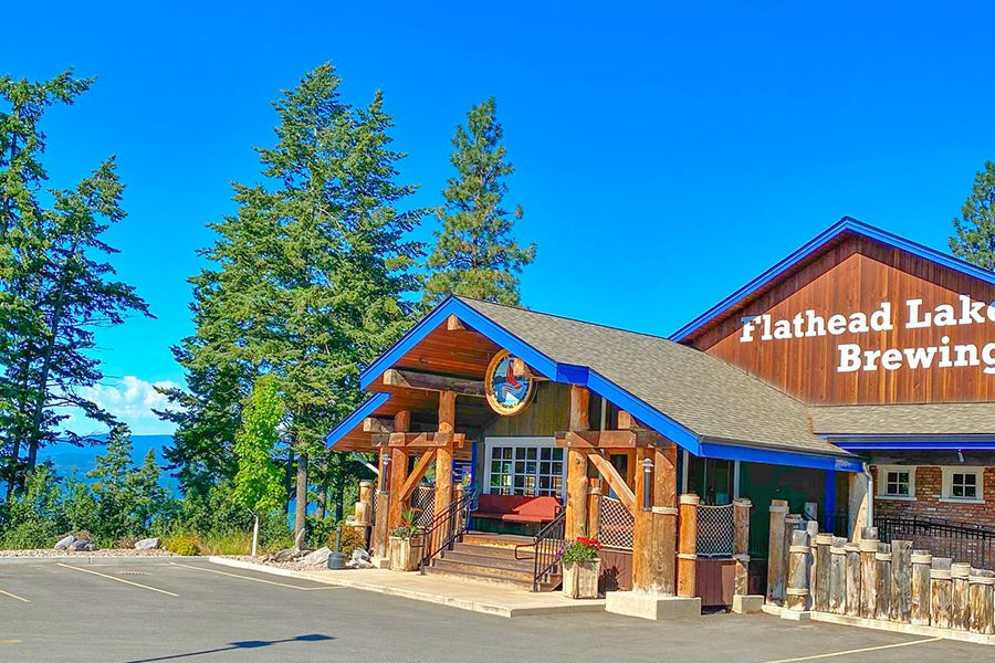 flathead lake brewing co taproom exterior