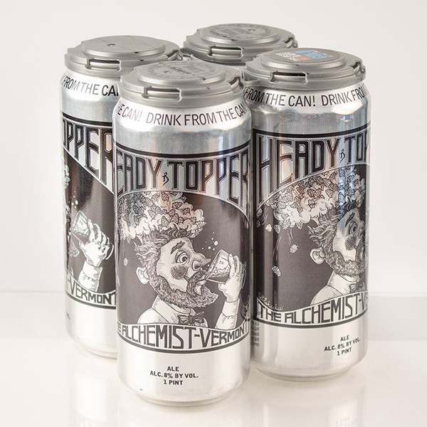 heady topper packaging