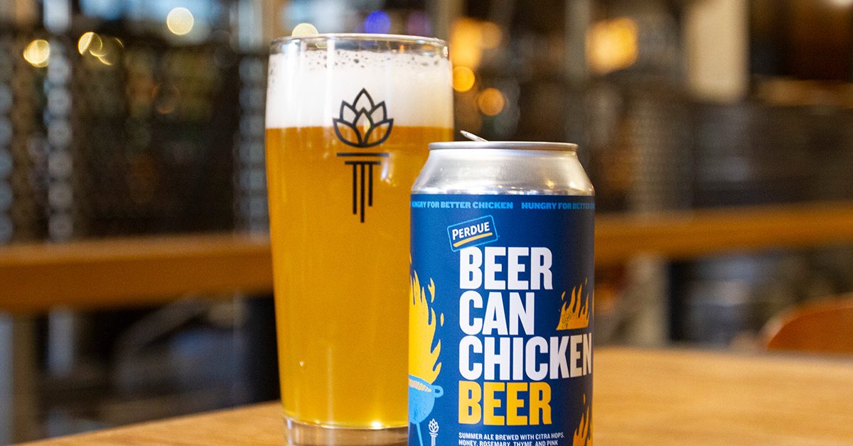 beer can chicken beer in glass