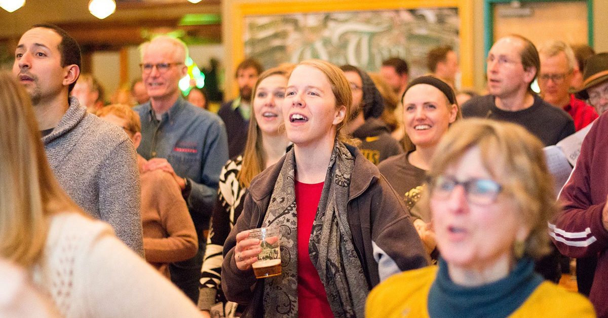 singers at beer choir