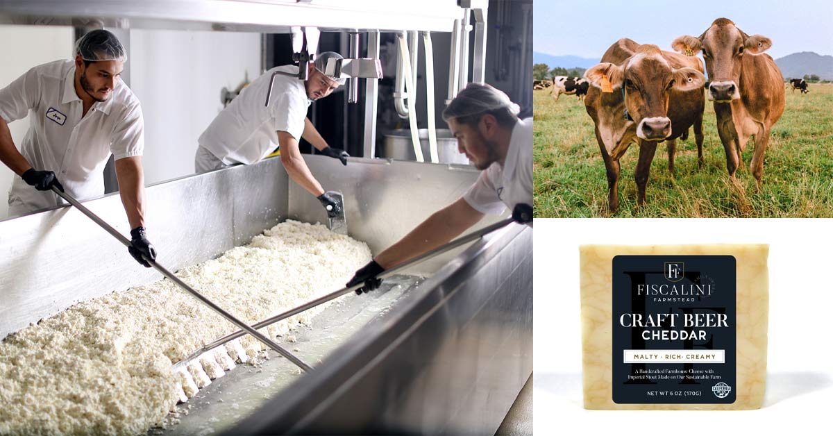 Fiscalini craft beer cheesemaking