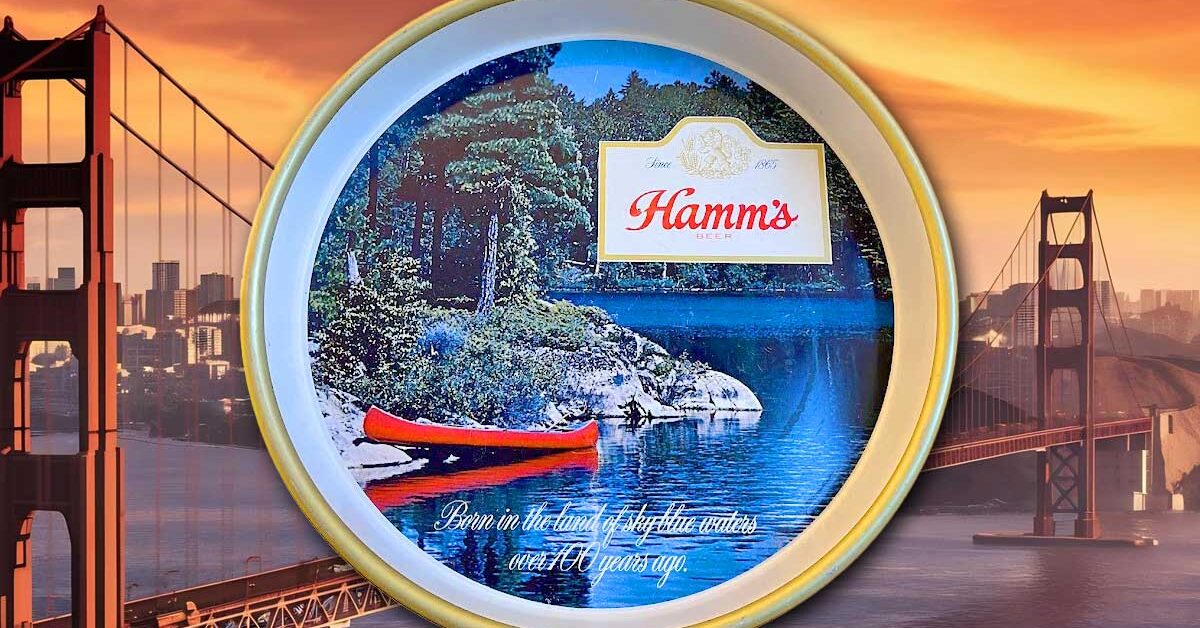 San Francisco Skyline Hamms Plate