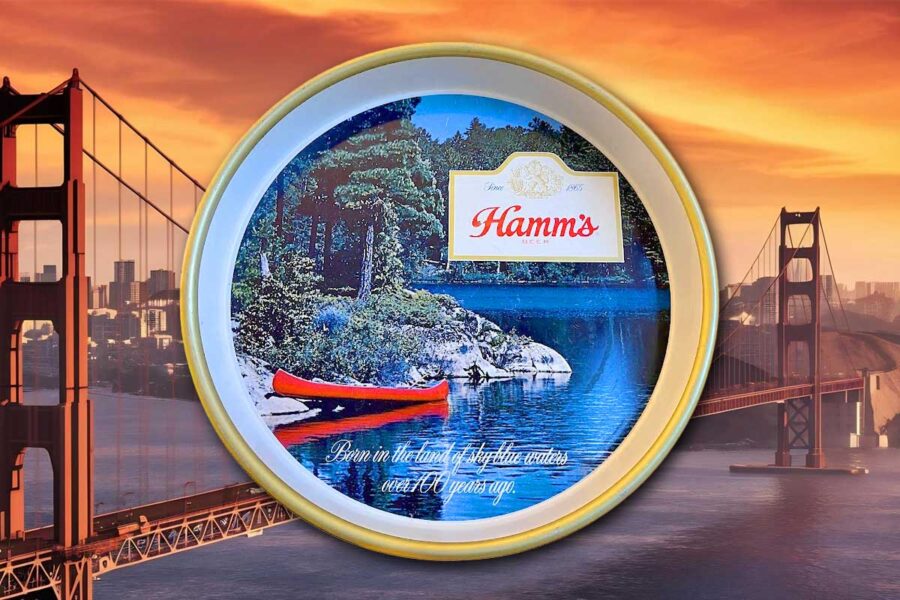 San Francisco Skyline Hamms Plate