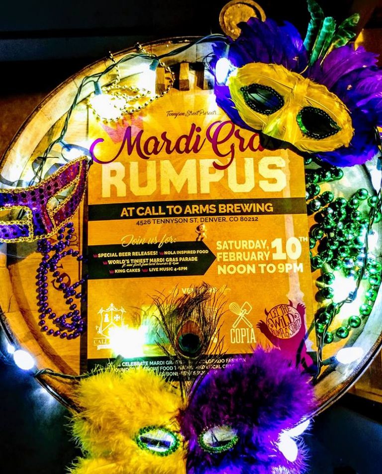Call to Arms Brewing's Announces Return of Mardi Gras Rumpus