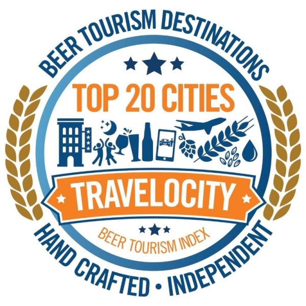 Travelocity Beer Tourism Logo