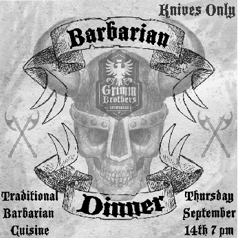 Barbarian Dinner