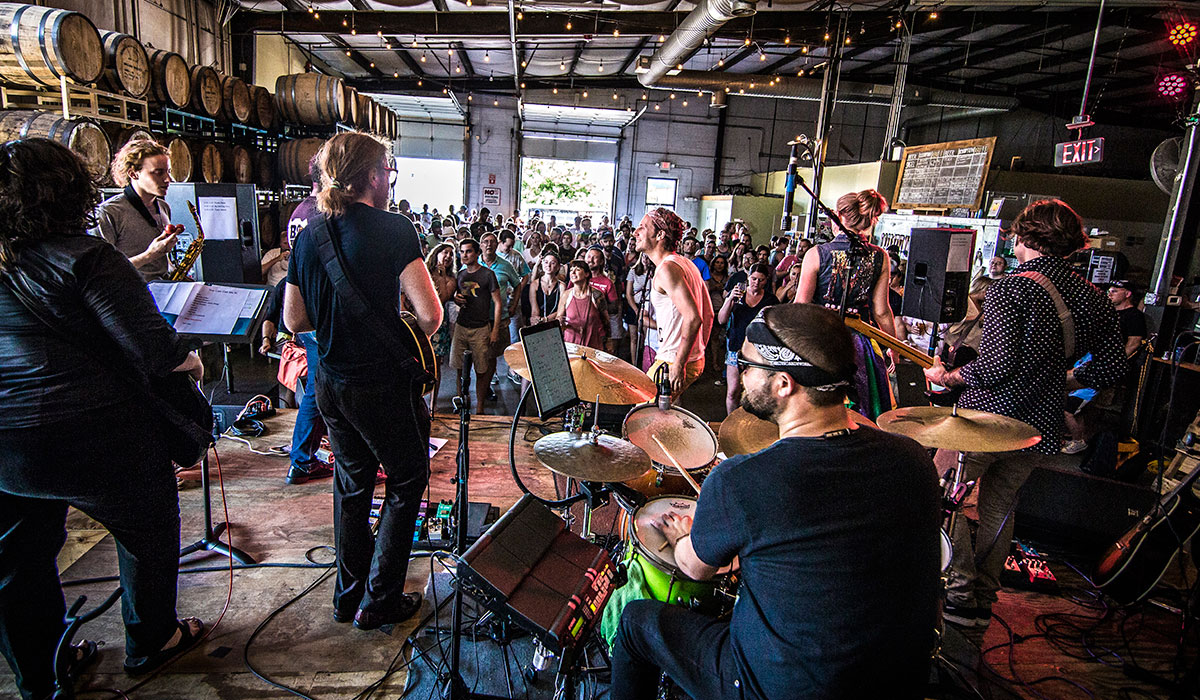 brewery music venues at Hardywood Taproom