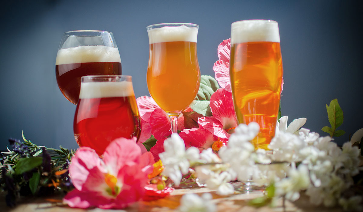 beer flowers