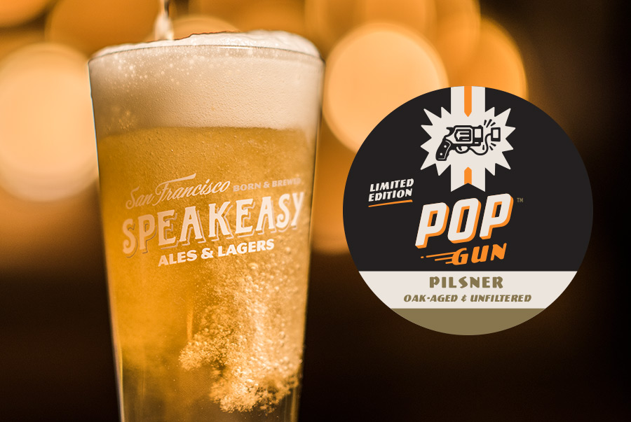 Pop Gun Pilsner Oak-aged & Unfiltered - Speakeasy Ales & Lagers