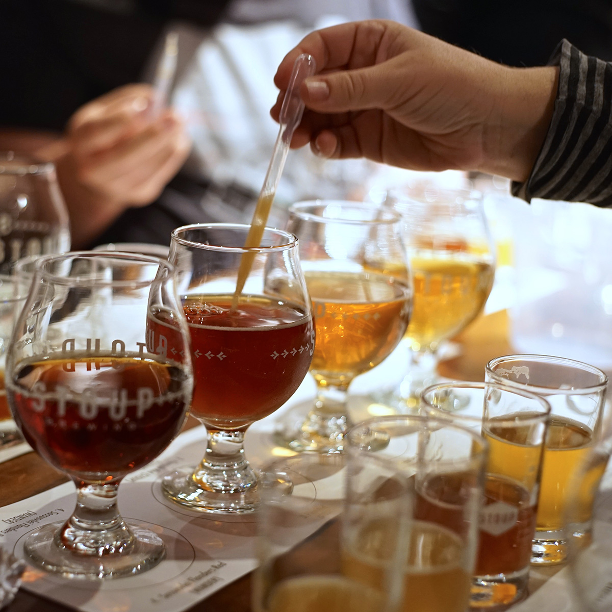 barrel blending beers