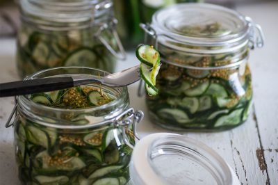 Sweet and Spicy Beer Pickles