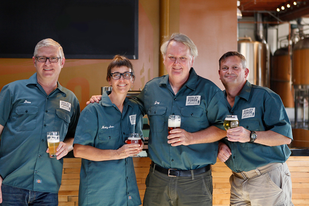 Co-Founders of Barley Forge Brewing Co.