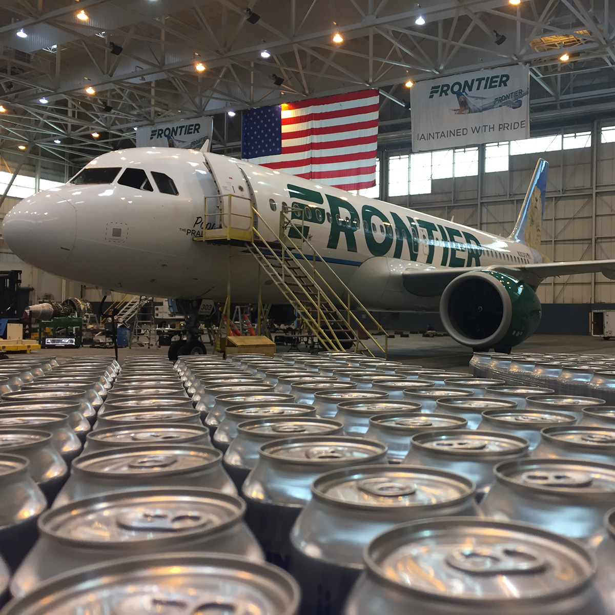 frontier flight puerto rico water