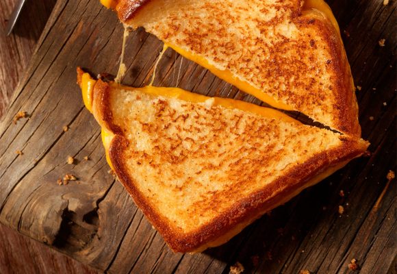 Beer Soaked Grilled Cheese