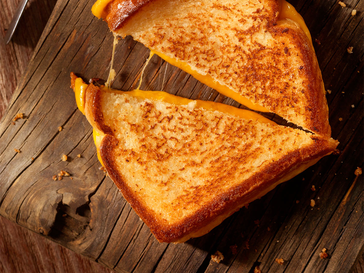 Beer-Soaked Grilled Cheese